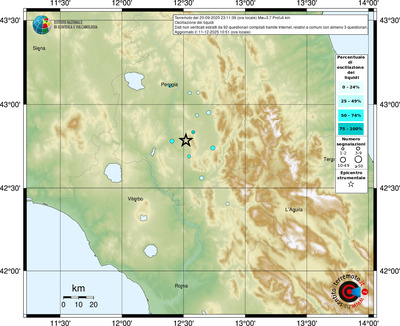 Mappa comuni con almeno 3 questionari