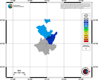 Mappa MCS - territori comuni