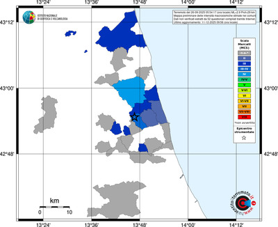 Mappa MCS - territori comuni