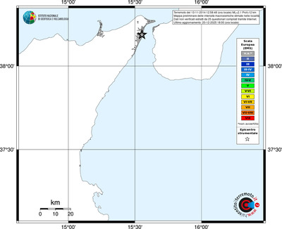 Mappa EMS - territori località
