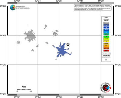 Mappa MCS - territori località