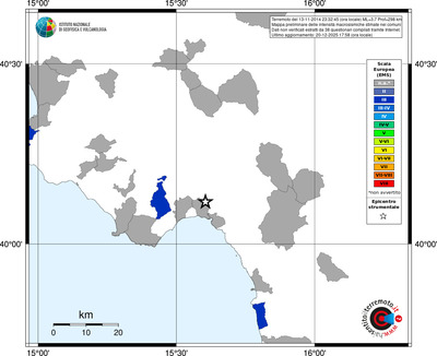 Mappa EMS - territori comuni