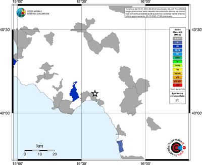 Mappa MCS - territori comuni