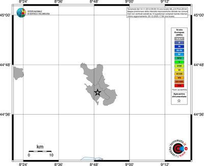 Mappa EMS - territori comuni
