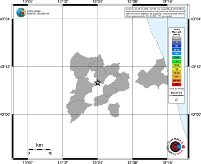 Mappa MCS - territori comuni