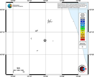 Mappa MCS - territori località