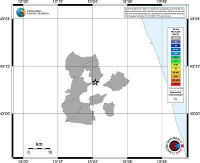 Mappa MCS - territori comuni