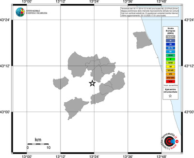 Mappa EMS - territori comuni