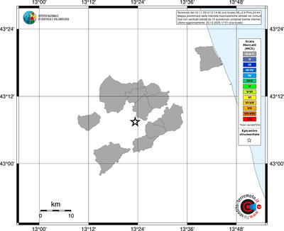 Mappa MCS - territori comuni