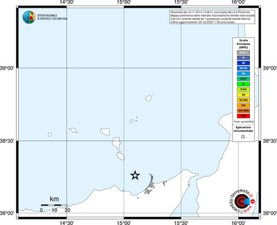 Mappa EMS - territori località