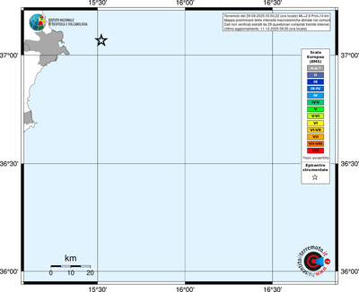 Mappa EMS - territori comuni