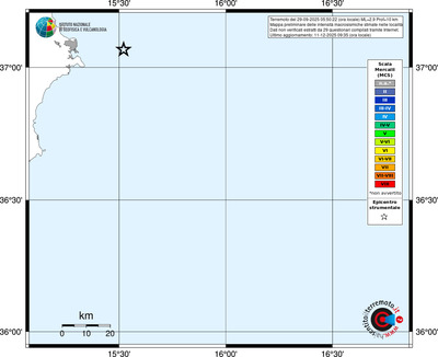 Mappa MCS - territori località