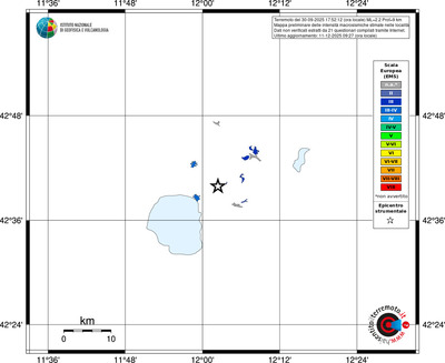 Mappa EMS - territori località