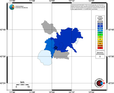 Mappa EMS - territori comuni