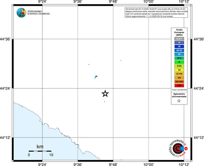 Mappa EMS - territori località