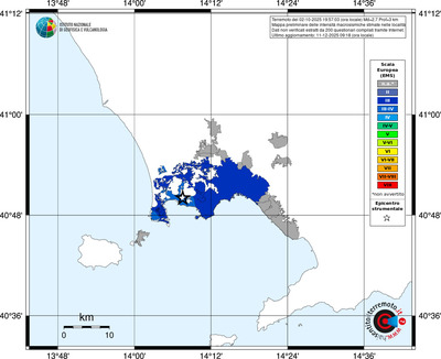 Mappa EMS - territori località
