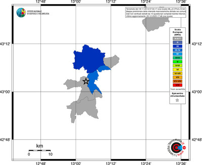 Mappa EMS - territori comuni