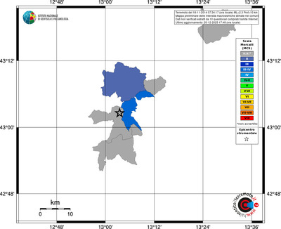 Mappa MCS - territori comuni