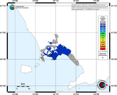 Mappa EMS - territori località
