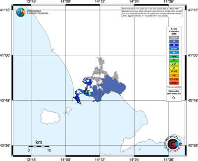 Mappa EMS - territori località