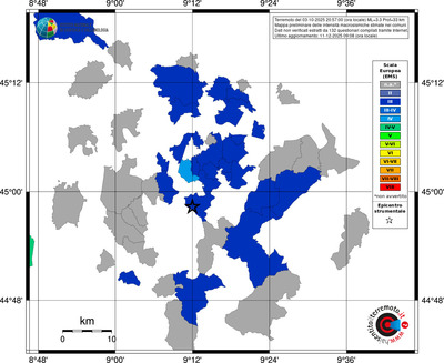 Mappa EMS - territori comuni