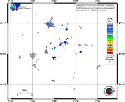 Mappa MCS - territori località