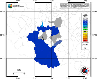 Mappa MCS - territori comunali