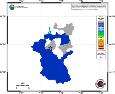 Mappa EMS - territori comuni