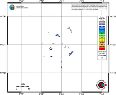 Mappa MCS - territori località