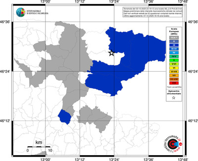 Mappa EMS - territori comunali