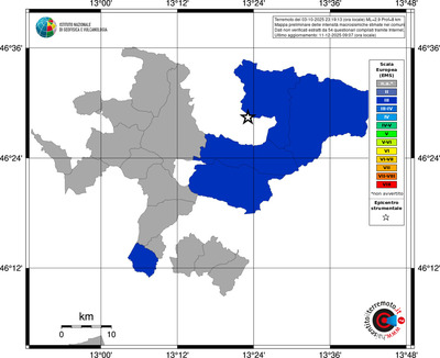 Mappa EMS - territori comuni