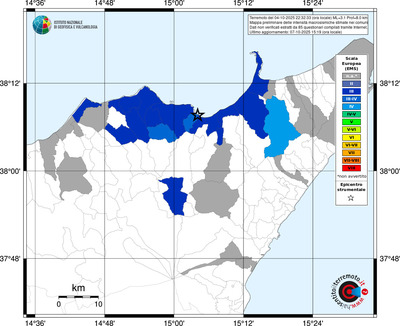 Mappa EMS - territori comunali