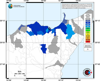 Mappa MCS - territori comunali