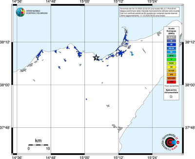 Mappa EMS - territori località