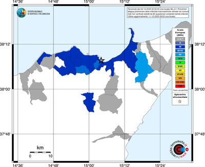 Mappa EMS - territori comuni