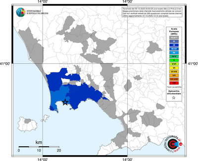 Mappa EMS - territori comunali