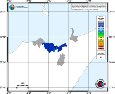Mappa EMS - territori comuni