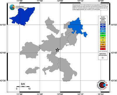 Mappa EMS - territori comuni