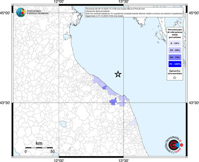 Mappa territorio comunale con almeno 3 questionari