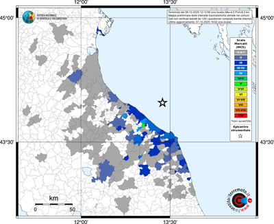 Mappa MCS - territori comunali