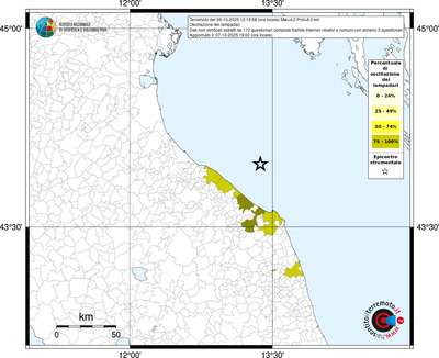 Mappa territorio comunale con almeno 3 questionari