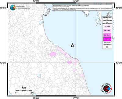 Mappa territorio comunale con almeno 3 questionari