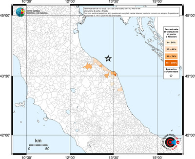 Mappa territorio comunale con almeno 3 questionari