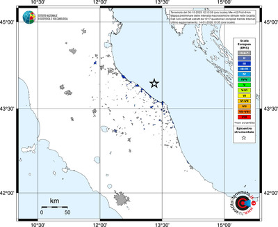 Mappa EMS - territori località