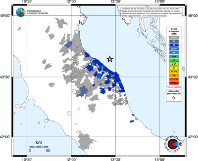 Mappa EMS - territori comuni