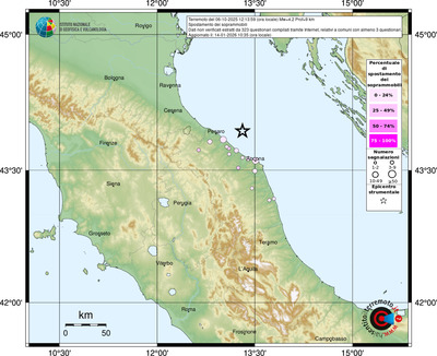 Mappa comuni con almeno 3 questionari