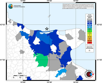 Mappa EMS - territori comunali
