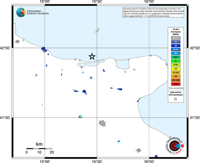 Mappa EMS - territori località