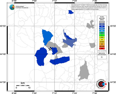 Mappa MCS - territori comunali
