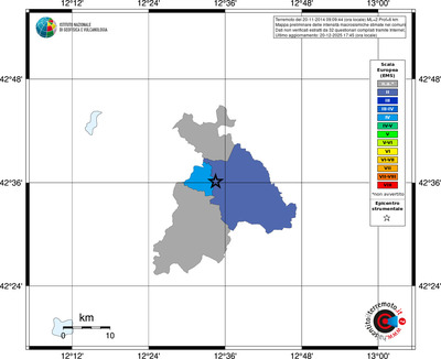 Mappa EMS - territori comuni